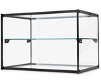 Vitrine à gâteaux en verre trempé - 555 x 390 x 375 mm