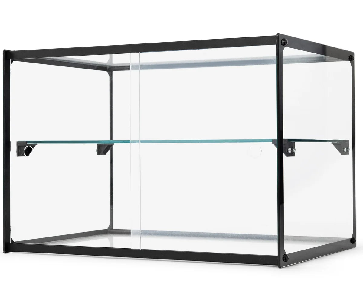 Vitrine à gâteaux en verre trempé - 555 x 390 x 375 mm