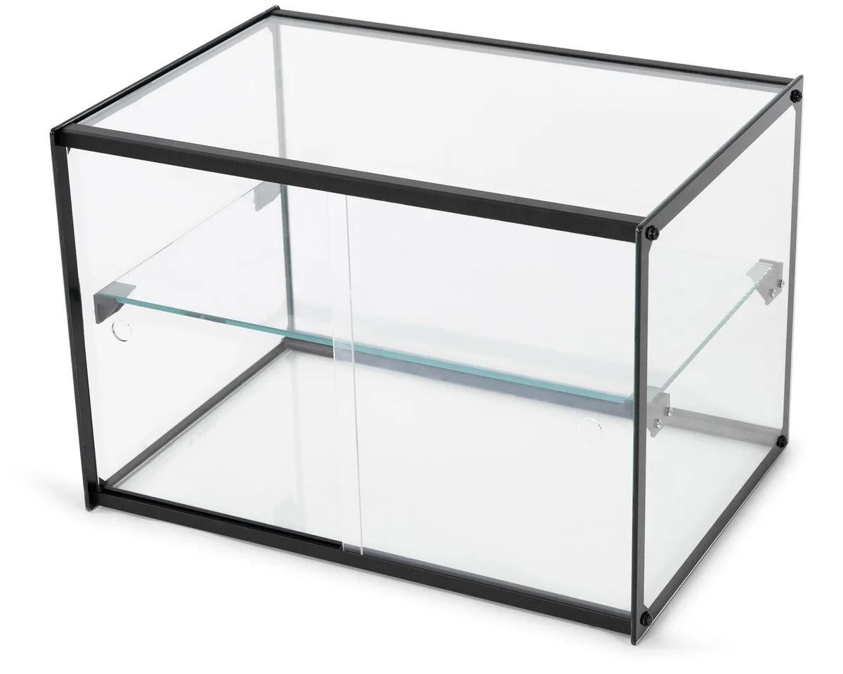 Vitrine à gâteaux en verre trempé - 555 x 390 x 375 mm
