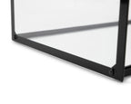 Vitrine à gâteaux en verre trempé - 555 x 390 x 375 mm