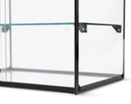 Vitrine à gâteaux en verre trempé - 555 x 390 x 375 mm