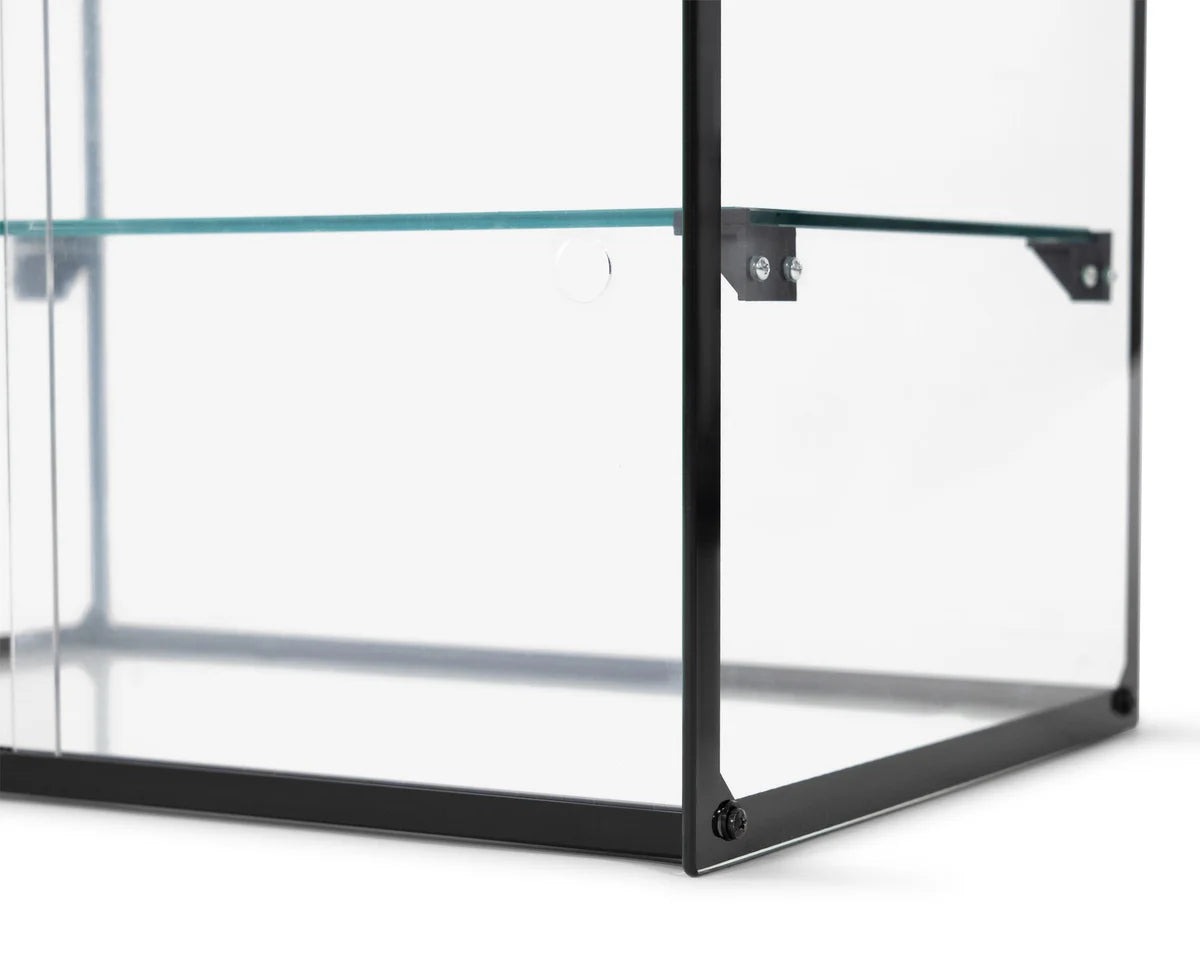 Vitrine à gâteaux en verre trempé - 555 x 390 x 375 mm