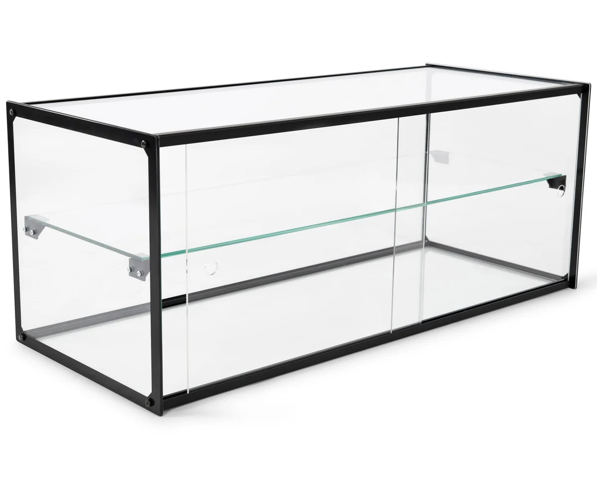 Vitrine à gâteaux en verre trempé - 920 x 390 x 375 mm