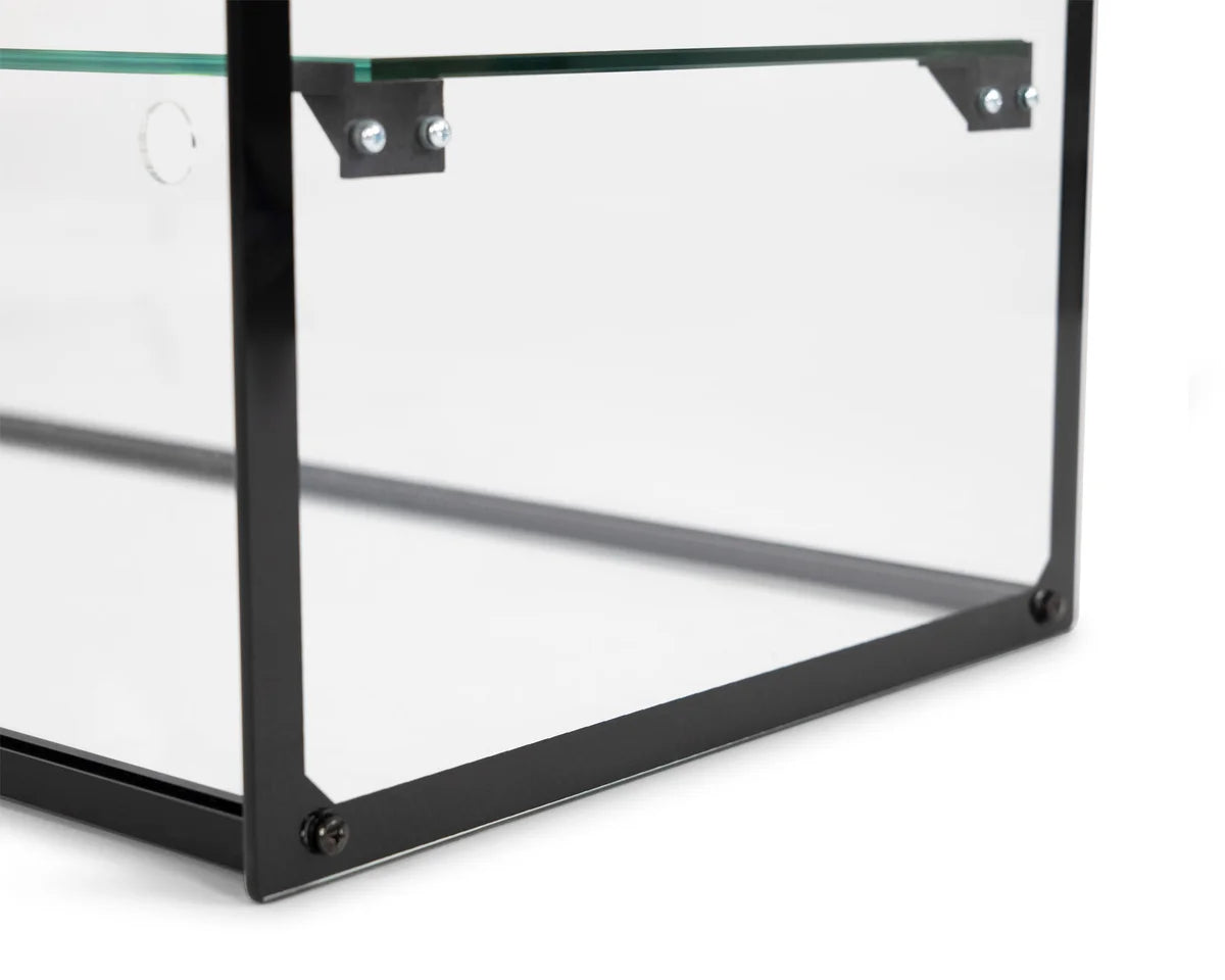 Vitrine à gâteaux en verre trempé - 920 x 390 x 375 mm