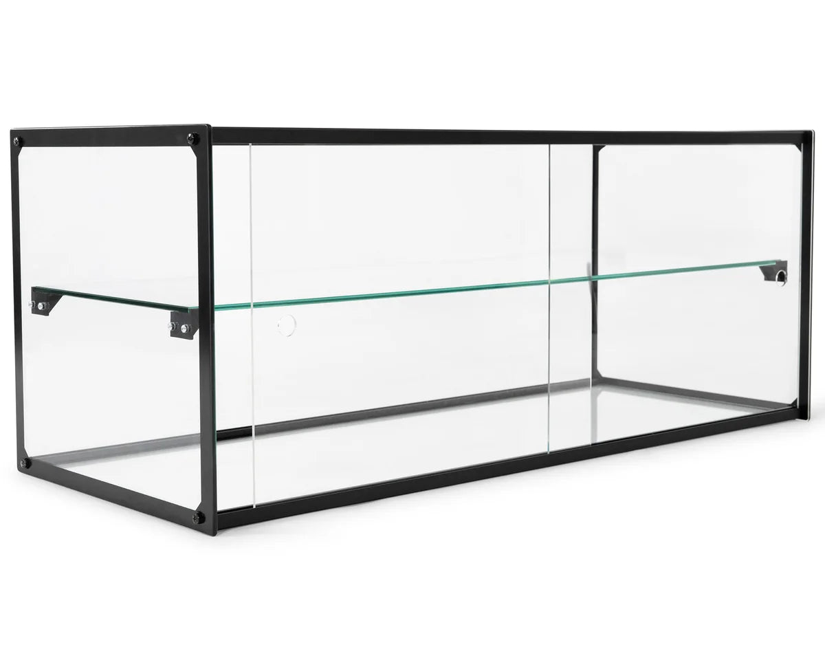 Vitrine à gâteaux en verre trempé - 920 x 390 x 375 mm