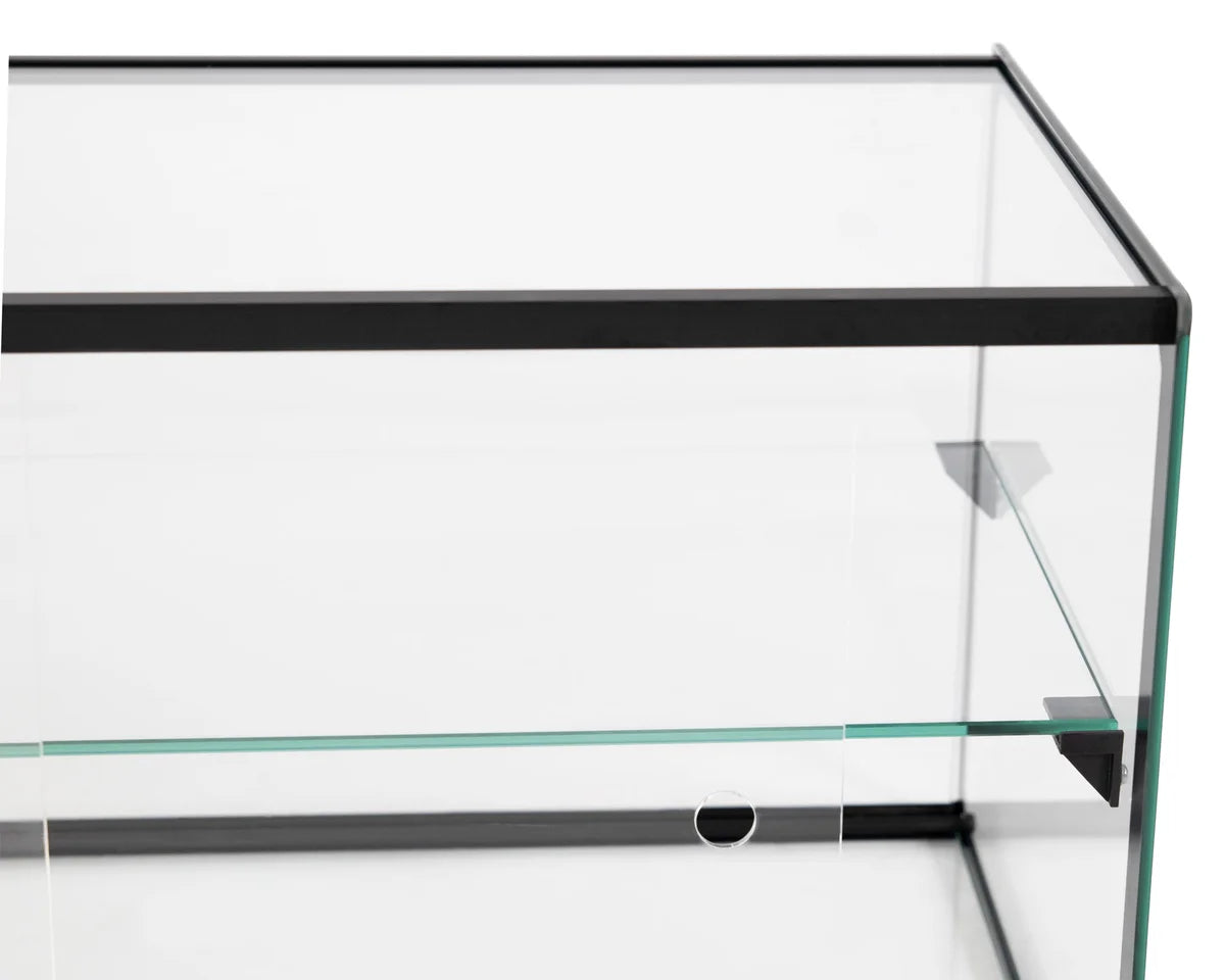 Vitrine à gâteaux en verre trempé - 920 x 390 x 375 mm