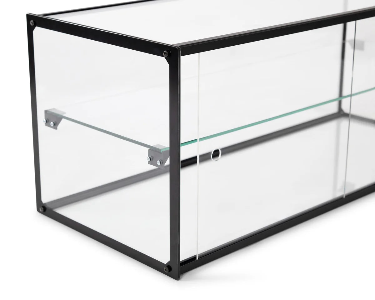 Vitrine à gâteaux en verre trempé - 920 x 390 x 375 mm