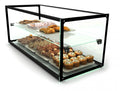 Vitrine à gâteaux - verre trempé - 920 x 330 x 315 mm
