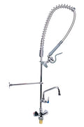 Douchette professionnelle monotrou avec colonne réglable, mitigeur et robinet pivotant - 1.000 mm