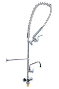 Douchette professionnelle monotrou avec colonne réglable, mitigeur et robinet pivotant - 1.200 mm