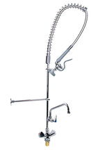Douchette professionnelle monotrou avec colonne réglable, mitigeur et robinet pivotant - 1.200 mm