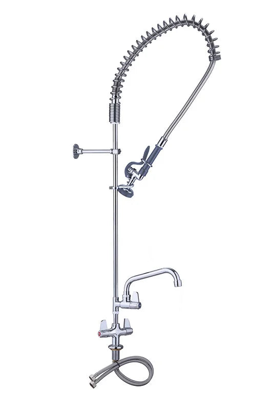 Douchette professionnelle monotrou avec mitigeur et robinet pivotant séparé - 1.200 mm