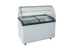 Vitrine à crème glacée avec verre de sécurité – 9 x 5 L – 278 L