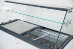 Vitrine à crème glacée avec verre de sécurité – 9 x 5 L – 278 L