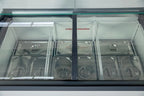 Vitrine à crème glacée avec verre de sécurité – 9 x 5 L – 278 L