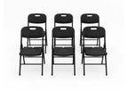 Chaise pliante - charge maximale 160 kg - noire