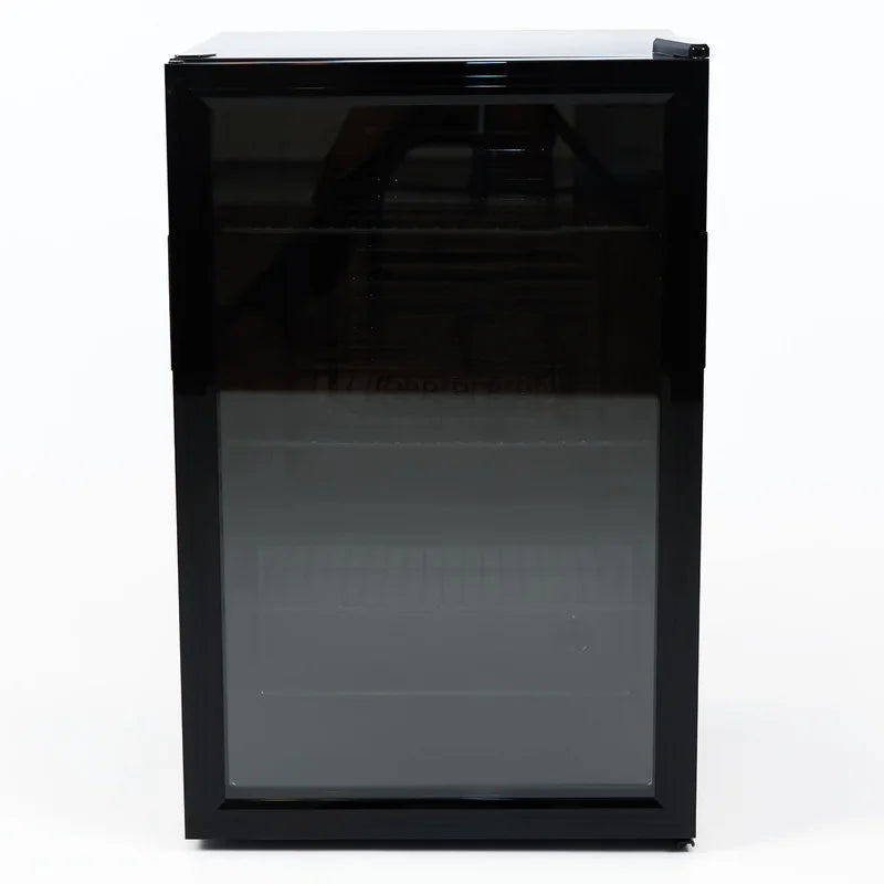 Armoire à boissons avec porte vitrée – 115 L – noire