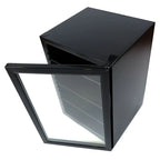 Armoire à boissons avec porte vitrée – 115 L – noire