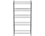 Rayonnage – chromé – 5 niveaux – 910 x 455 x 1810 mm