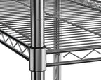 Rayonnage – chromé – 5 niveaux – 910 x 455 x 1810 mm
