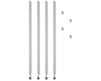 Rayonnage – chromé – 5 niveaux – 910 x 455 x 1810 mm