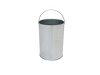 Cendrier sur pied avec poubelle - 30 litres - Noir