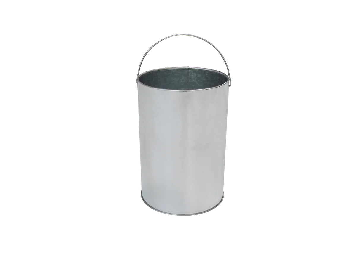 Cendrier sur pied avec poubelle - 30 litres - Noir