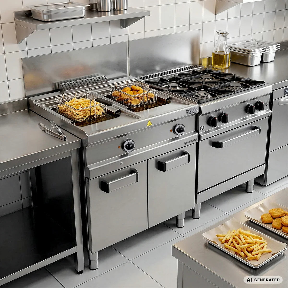 Friteuse électrique Série 700 - 70/70 - 13+13 Litres