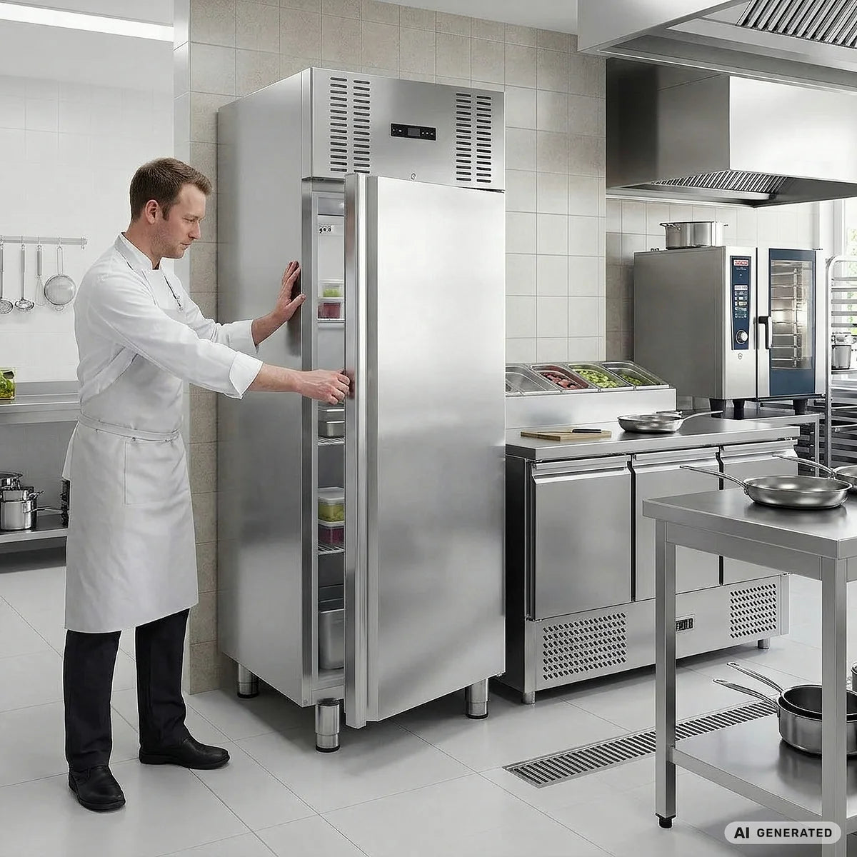 Armoire de congélation ELINE 650 GN 2/1 Monobloc - haute efficacité énergétique