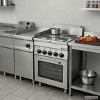 Cuisinière électrique Série 600 - 60/60 avec four électrique et grill électrique - 4 plaques de cuisson 11,7 kW