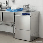 Lave-vaisselle ECO 50x50 cm, avec doseur de détergent et de liquide de rinçage, avec pompe de vidange, fabriqué en Europe, 230/400 V