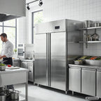 Armoire de congélation ECO 1400 GN 2/1 Monobloc, volume utile 1350 litres, 6 grilles réglables, construction robuste, inox