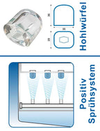 NordCap Machine à glaçons creux SDH 64 W - refroidissement par eau