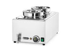 Hendi Set bain-marie Ranger 2 x 4 L avec robinet de vidange, couvercles inclus