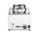 Hendi Set bain-marie Ranger 2 x 4 L avec robinet de vidange, couvercles inclus