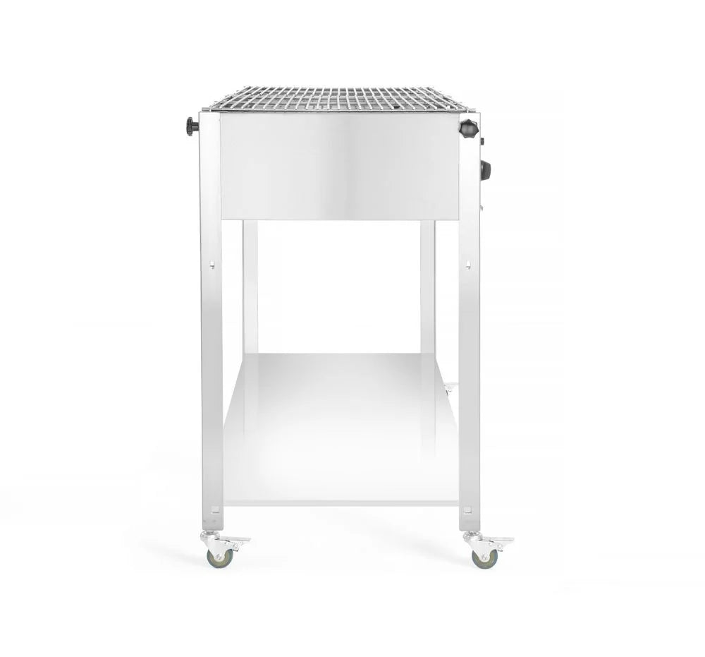 Hendi Barbecue à gaz Grill-Master Quattro, 4 brûleurs, sur roulettes