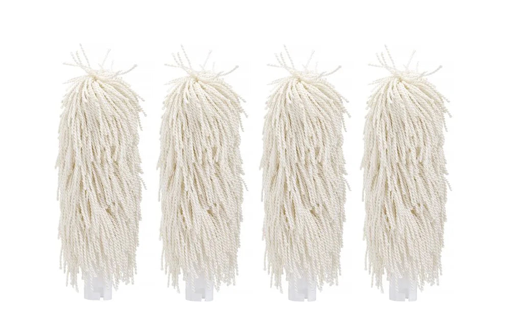 Jeu de brosses Hendi pour polisseuse à verres 236666, format moyen, blanc, 2 pièces