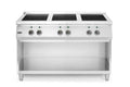Cuisinière à induction Hendi avec soubassement ouvert, 6 foyers, 400 V
