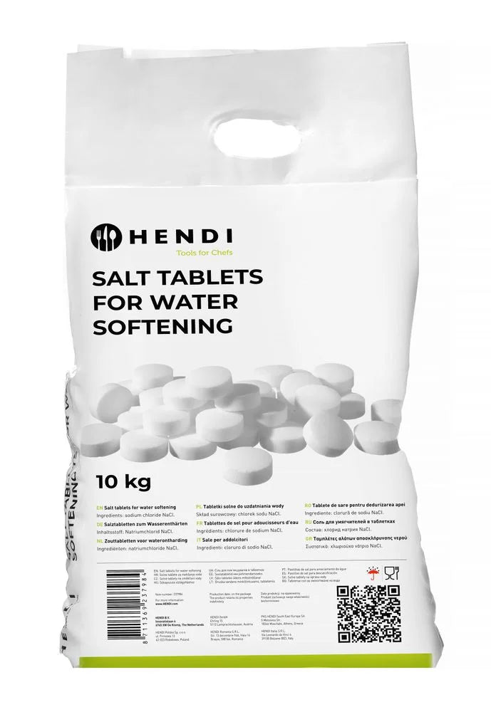 Hendi Tablettes de sel pour adoucisseurs d’eau, 10 kg