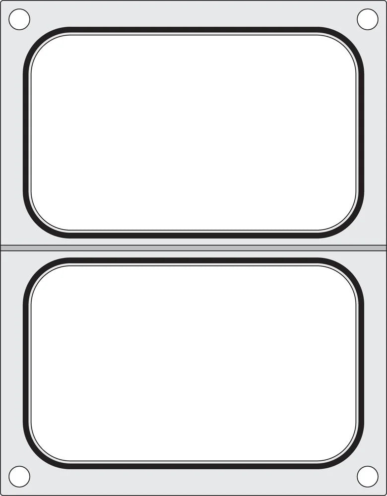 Hendi Matrice pour scelleuse de barquettes Compact, 2 barquettes, 178 x 113 mm chacune