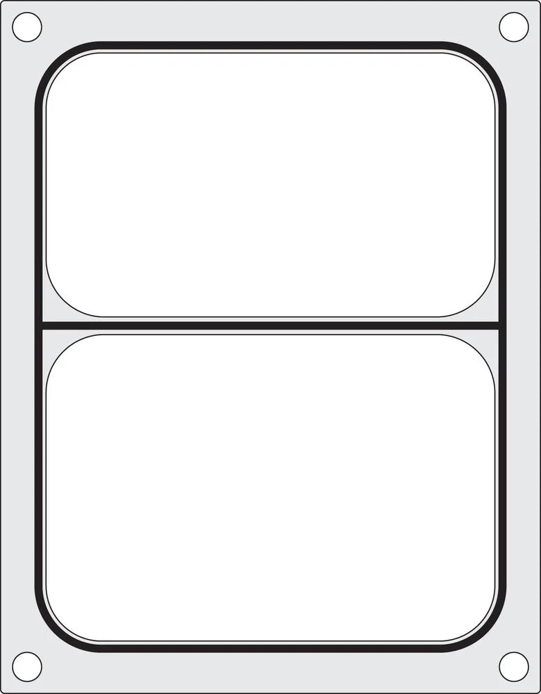 Hendi Matrice pour scelleuse de barquettes Compact, barquette à 2 compartiments, 227 x 178 mm