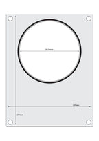 Hendi Matrice pour scelleuse de barquettes Compact, barquette ronde, Ø 165 mm