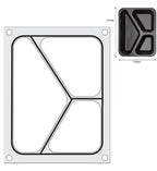 Hendi Matrice pour scelleuse de barquettes Compact, barquette à 3 compartiments, 227 x 178 mm