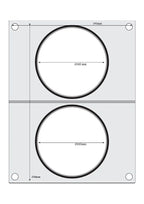 Hendi Matrice pour scelleuse de barquettes Compact, 2 barquettes rondes, Ø 115 mm chacune