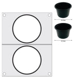 Hendi Matrice pour scelleuse de barquettes Compact, 2 barquettes rondes, Ø 115 mm chacune