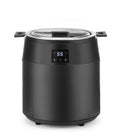 Marmite à soupe Hendi à chauffage à sec, 10 L, noire