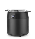 Marmite à soupe Hendi à chauffage à sec, 10 L, noire
