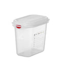 Bac GN Hendi avec couvercle et clips HACCP, GN 1/9, 150 mm, 1,5 L, PP