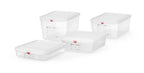 Bac GN Hendi avec couvercle et clips HACCP, GN 1/2, 100 mm, 6,5 L, PP