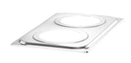 Hendi Set bain-marie Ranger 2 x 4 L avec robinet de vidange, couvercles inclus